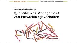 OOP 2011: Quantitatives Management